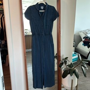 J. crew navy blue jumpsuit. Size 4.